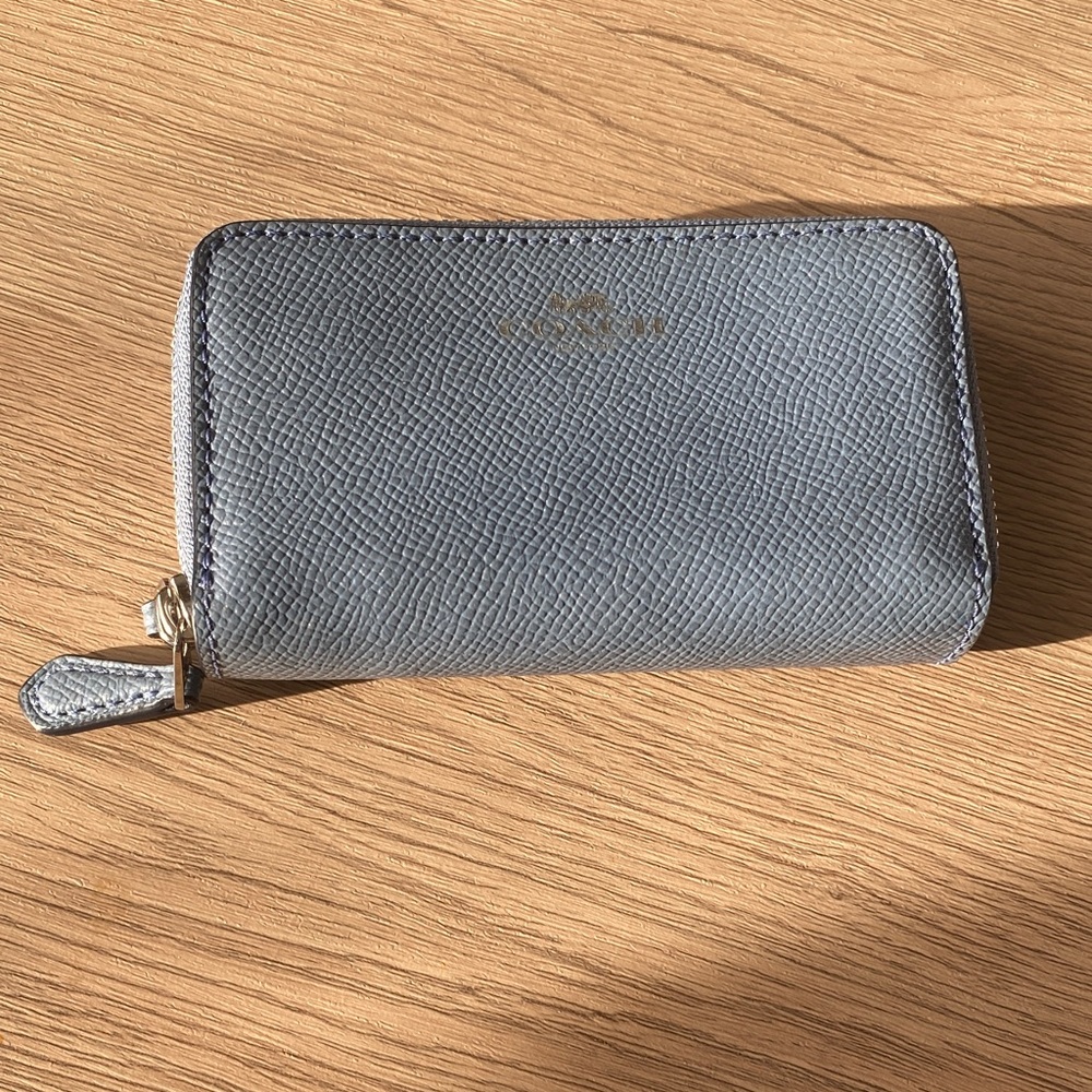 Coach Mini Metallic Blue